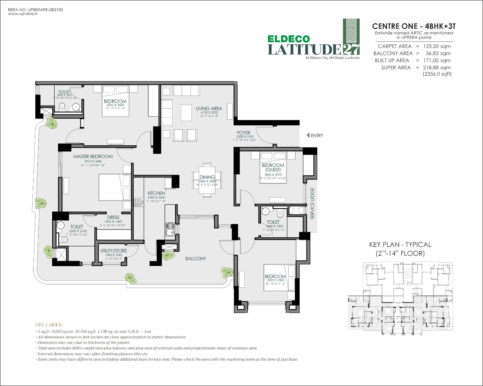 Centre One - 4BHK+3T